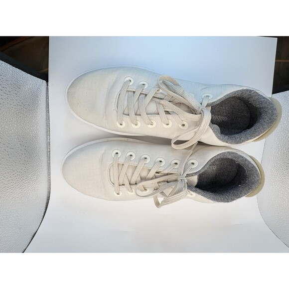Allbirds Wool Piper Women’s Sneakers Size 11 Natural Off White Lace Up Shoes - Picture 5 of 10